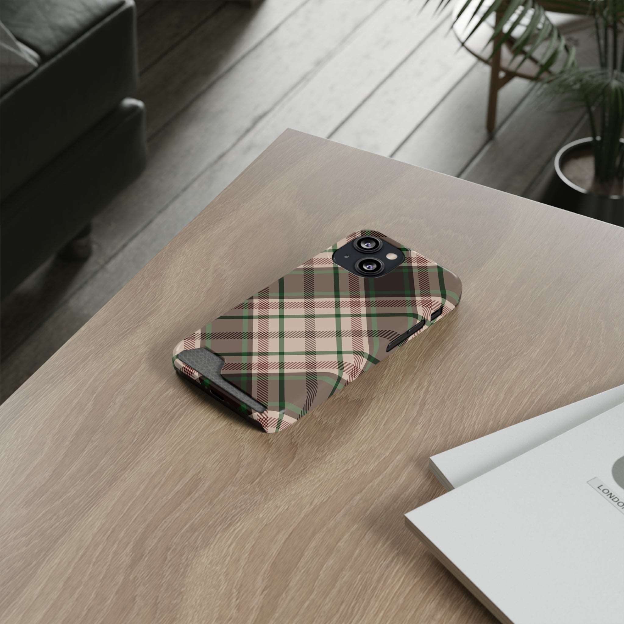 Checks - Card Holder Cases - phone cases Checks - Card Holder Cases - phone cases