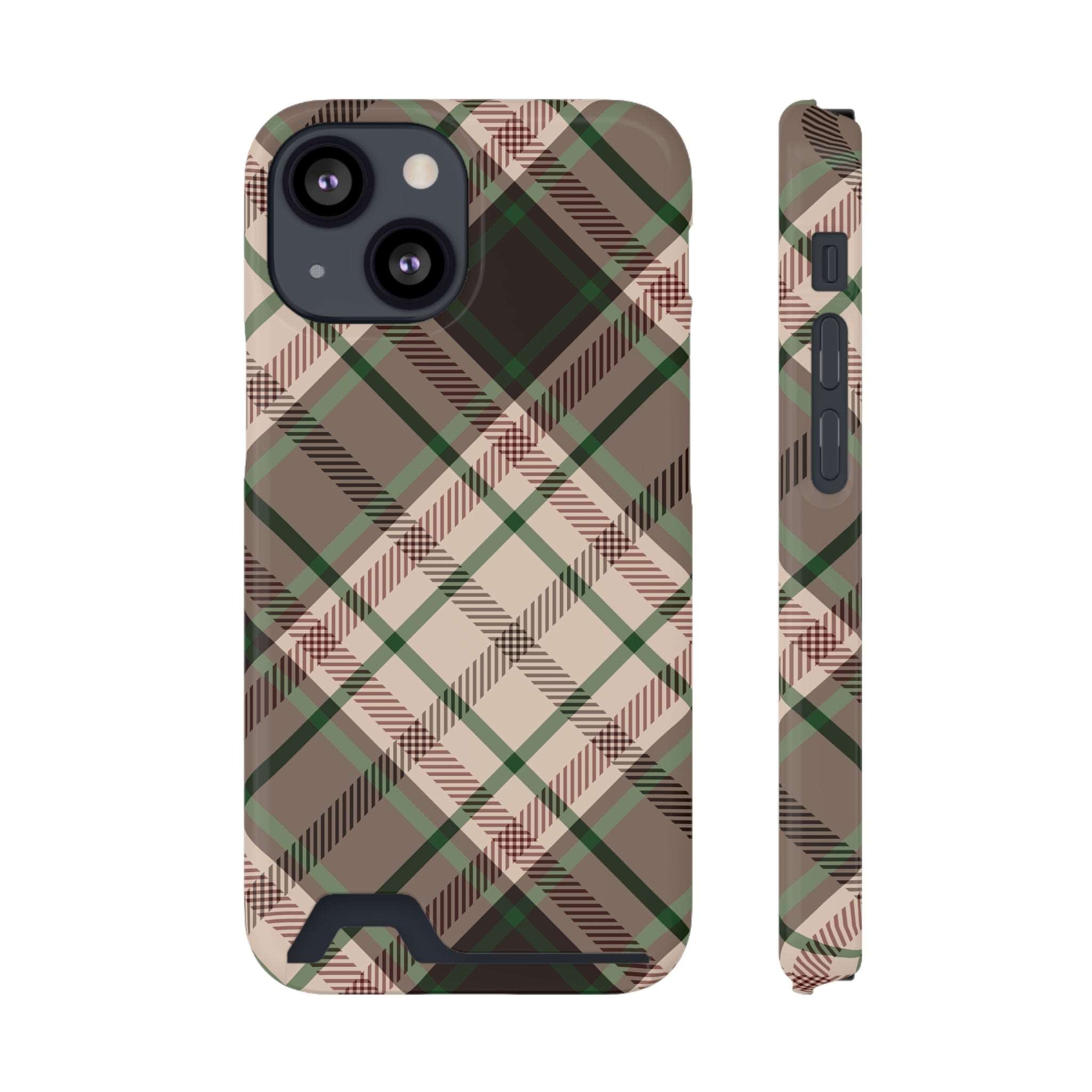 Checks - Card Holder Cases - phone cases Checks - Card Holder Cases - phone cases