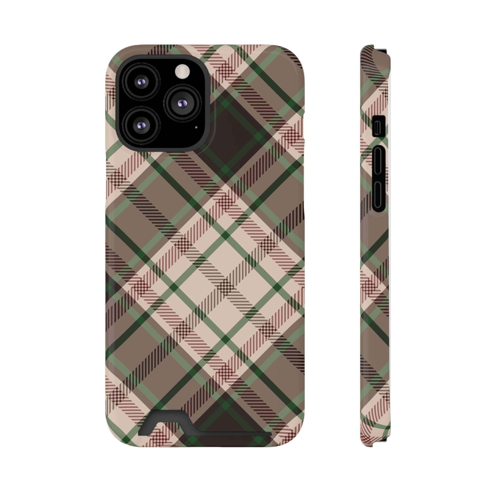 Checks - Card Holder Cases - phone cases Checks - Card Holder Cases - phone cases