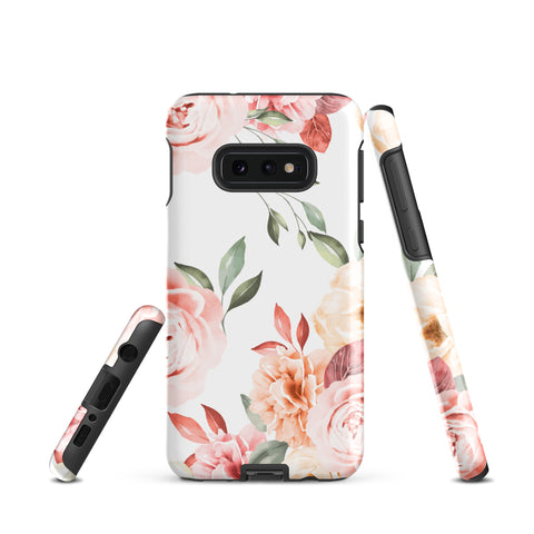 Vintage Floral - Samsung Tough Case Glossy Samsung Galaxy S10e - phone cases Vintage Floral - Samsung Tough Case Glossy Samsung Galaxy S10e - phone cases