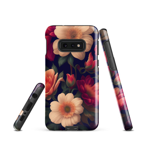 Floral - Samsung Tough Case Glossy Samsung Galaxy S10e - phone cases Floral - Samsung Tough Case Glossy Samsung Galaxy S10e - phone cases