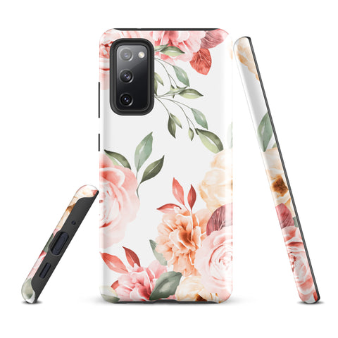 Vintage Floral - Samsung Tough Case Glossy Samsung Galaxy S20 FE - phone cases Vintage Floral - Samsung Tough Case Glossy Samsung Galaxy S20 FE - phone cases