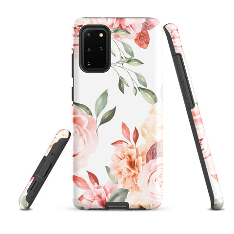 Vintage Floral - Samsung Tough Case Glossy Samsung Galaxy S20 Plus - phone cases Vintage Floral - Samsung Tough Case Glossy Samsung Galaxy S20 Plus - phone cases