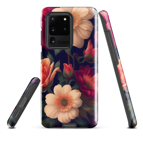 Floral - Samsung Tough Case Glossy Samsung Galaxy S20 Ultra - phone cases Floral - Samsung Tough Case Glossy Samsung Galaxy S20 Ultra - phone cases