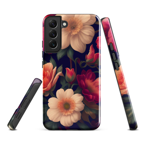 Floral - Samsung Tough Case Glossy Samsung Galaxy S22 Plus - phone cases Floral - Samsung Tough Case Glossy Samsung Galaxy S22 Plus - phone cases