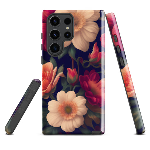 Floral - Samsung Tough Case Glossy Samsung Galaxy S23 Ultra - phone cases Floral - Samsung Tough Case Glossy Samsung Galaxy S23 Ultra - phone cases