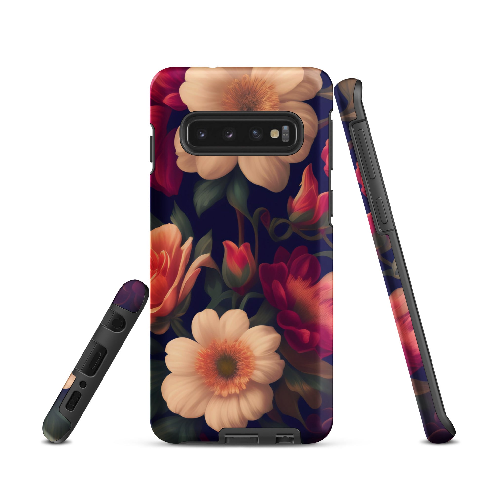 Floral - Samsung Tough Case Matte Samsung Galaxy S10 - phone cases Floral - Samsung Tough Case Matte Samsung Galaxy S10 - phone cases