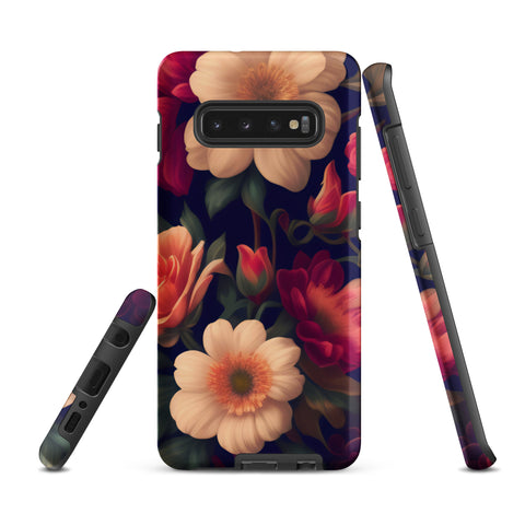Floral - Samsung Tough Case Matte Samsung Galaxy S10 Plus - phone cases Floral - Samsung Tough Case Matte Samsung Galaxy S10 Plus - phone cases