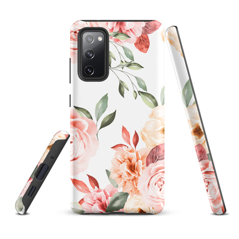 Vintage Floral - Samsung Tough Case Matte Samsung Galaxy S20 FE - phone cases Vintage Floral - Samsung Tough Case Matte Samsung Galaxy S20 FE - phone cases