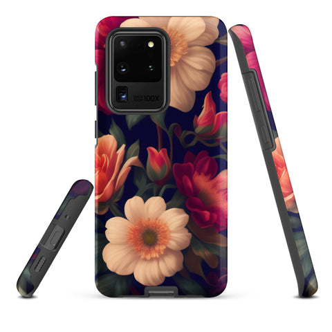 Floral - Samsung Tough Case Matte Samsung Galaxy S20 Ultra - phone cases Floral - Samsung Tough Case Matte Samsung Galaxy S20 Ultra - phone cases