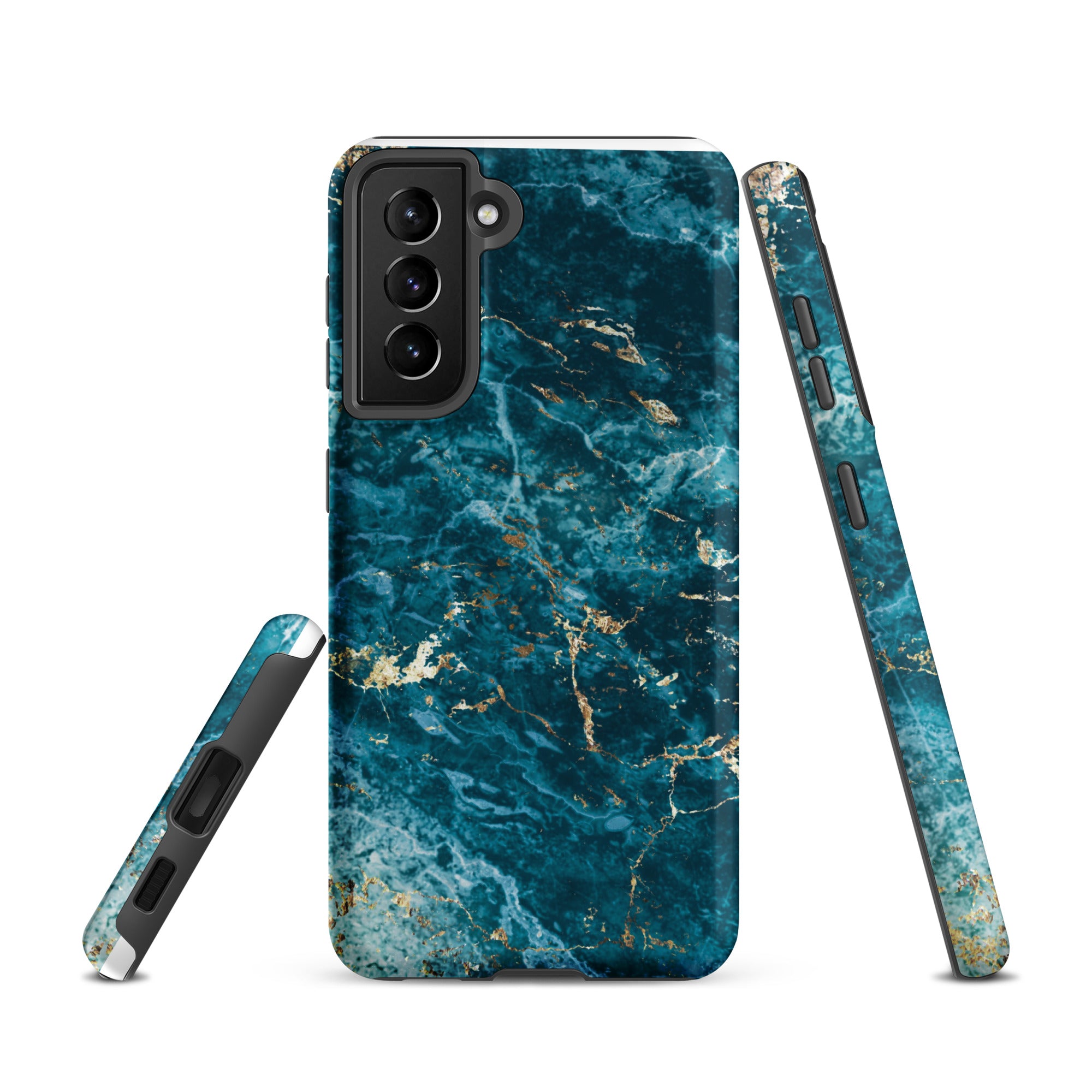 Liquid Blue marble - Samsung Tough Case Matte Samsung Galaxy S21 - phone cases Liquid Blue marble - Samsung Tough Case Matte Samsung Galaxy S21 - phone cases