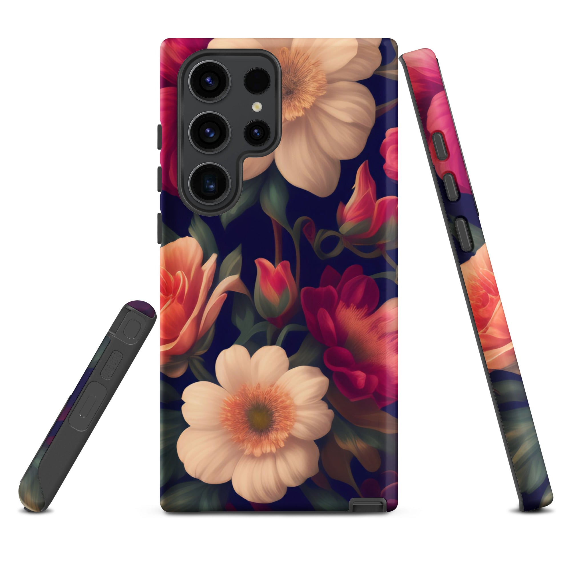 Floral - Samsung Tough Case Matte Samsung Galaxy S23 Ultra - phone cases Floral - Samsung Tough Case Matte Samsung Galaxy S23 Ultra - phone cases