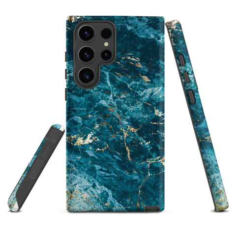Liquid Blue marble - Samsung Tough Case Matte Samsung Galaxy S23 Ultra - phone cases Liquid Blue marble - Samsung Tough Case Matte Samsung Galaxy S23 Ultra - phone cases