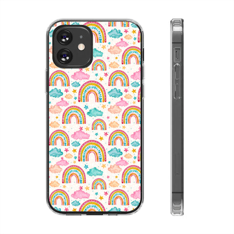 Painted Rainbow - iPhone Clear Cases iPhone 12 Without gift packaging - phone cases