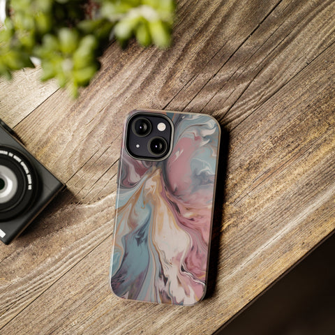 Liquid colored marble - iPhone Tough Cases - phone cases