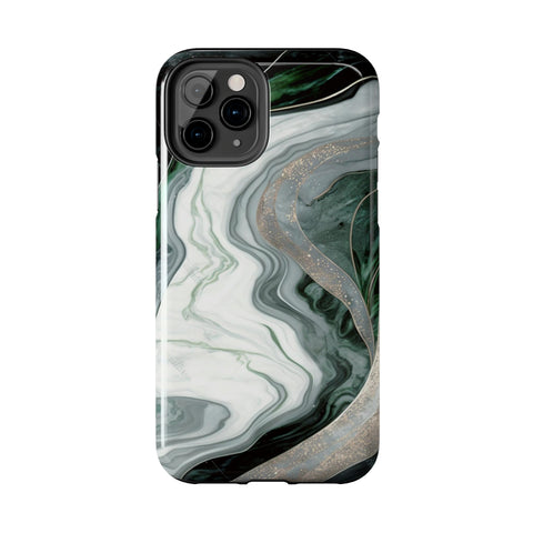 Green Marble - iPhone Tough Cases - phone cases