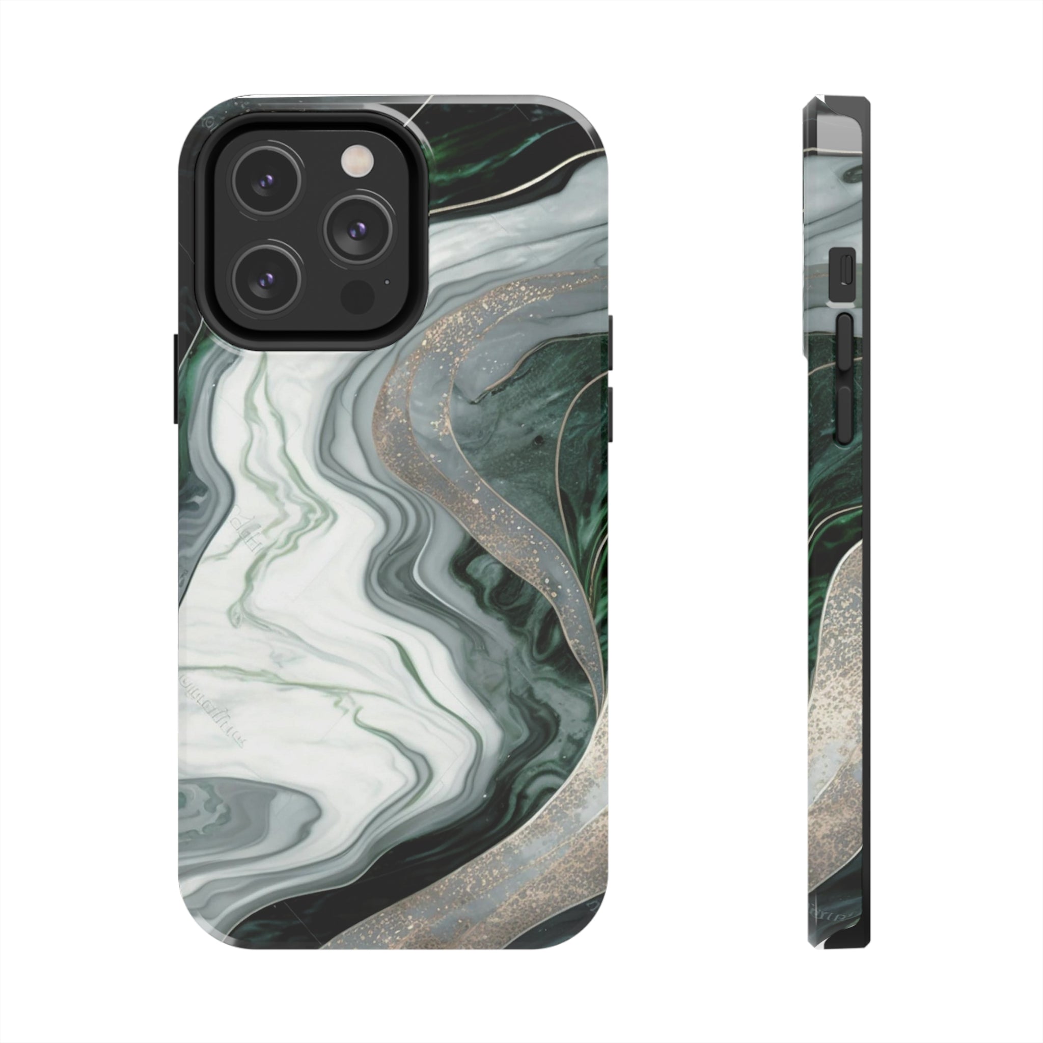 Green Marble - iPhone Tough Cases iPhone 14 Pro Max - phone cases