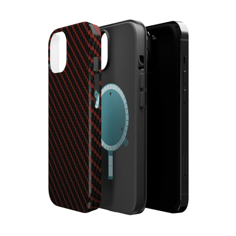 Red carbon fiber - MagSafe Cases - phone cases