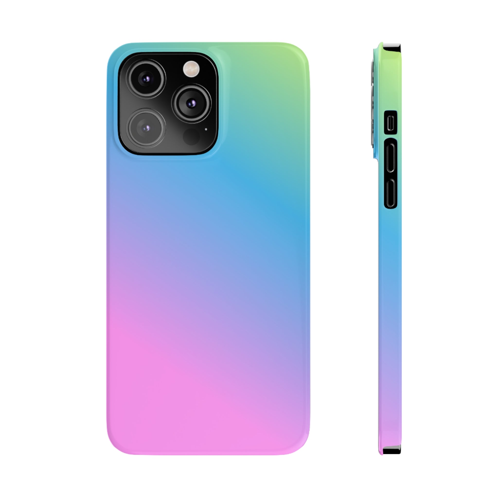 Gradient Colored - iPhone Slim Cases iPhone 14 Pro Max - phone cases