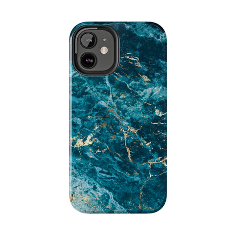 Liquid Blue marble - iPhone Tough Cases - phone cases