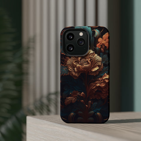 Dark floral - MagSafe Cases - phone cases