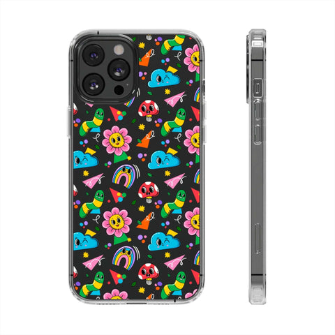 Colorful Characters - iPhone Clear Cases iPhone 12 Pro Max Without gift packaging - phone cases