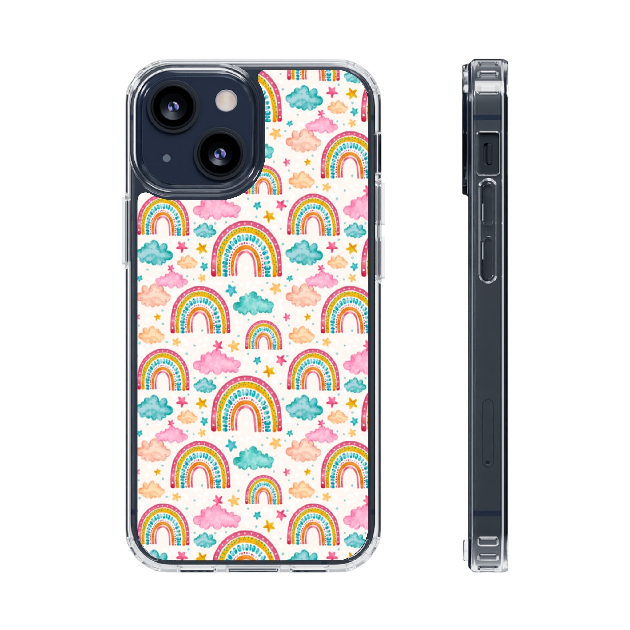 Painted Rainbow - iPhone Clear Cases iPhone 13 Mini Without gift packaging - phone cases