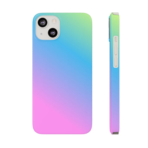 Gradient Colored - iPhone Slim Cases iPhone 13 - phone cases