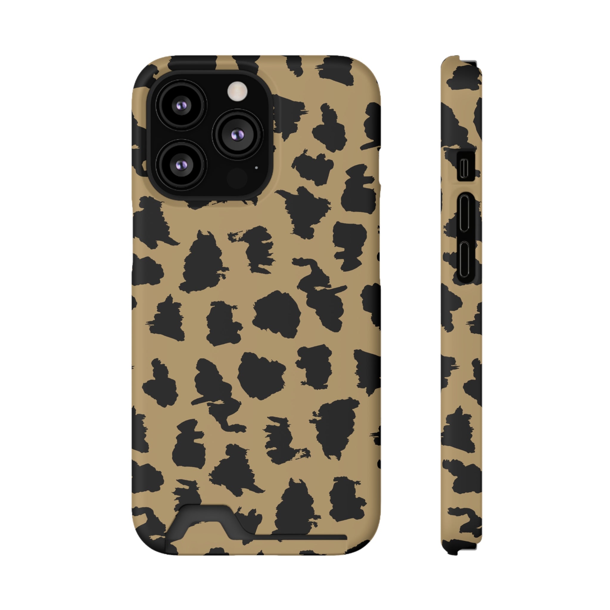 Leopard - Card Holder Cases iPhone 13 Pro Matte With gift packaging - phone cases