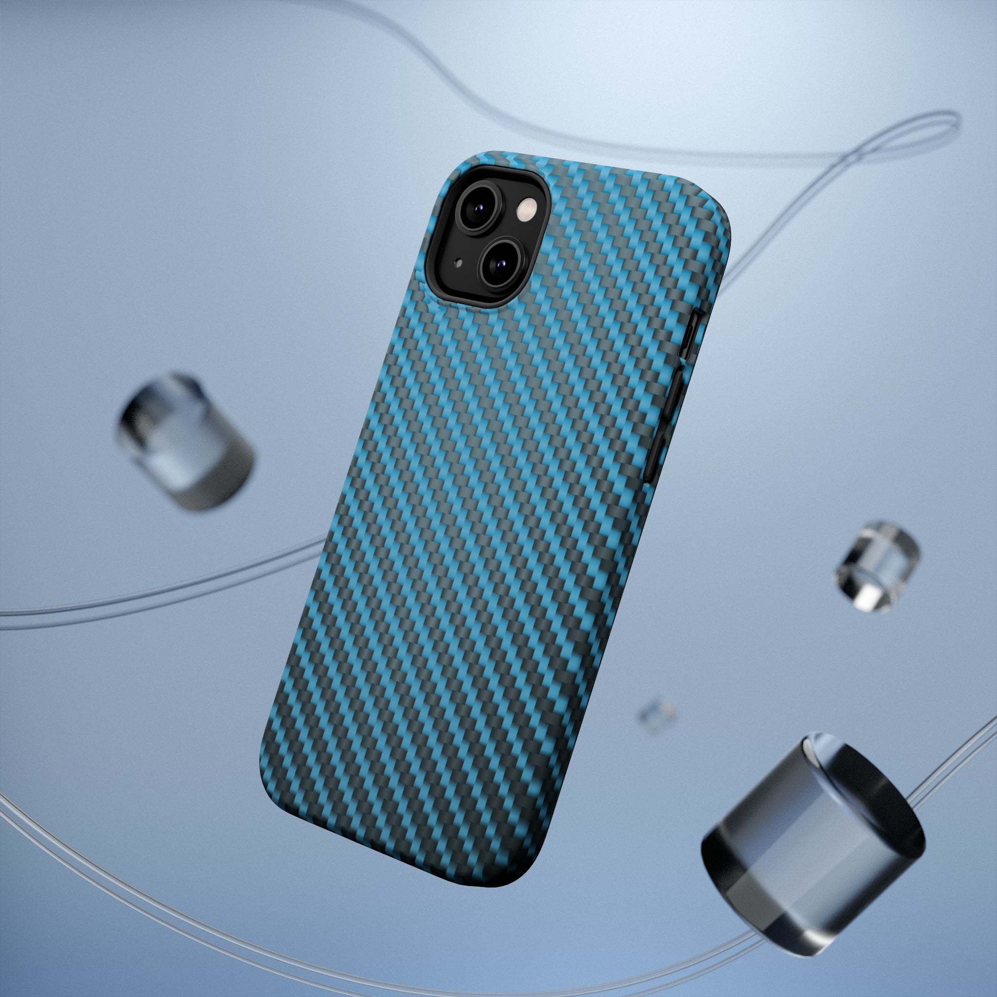 Blue carbon fiber - MagSafe Cases - phone cases