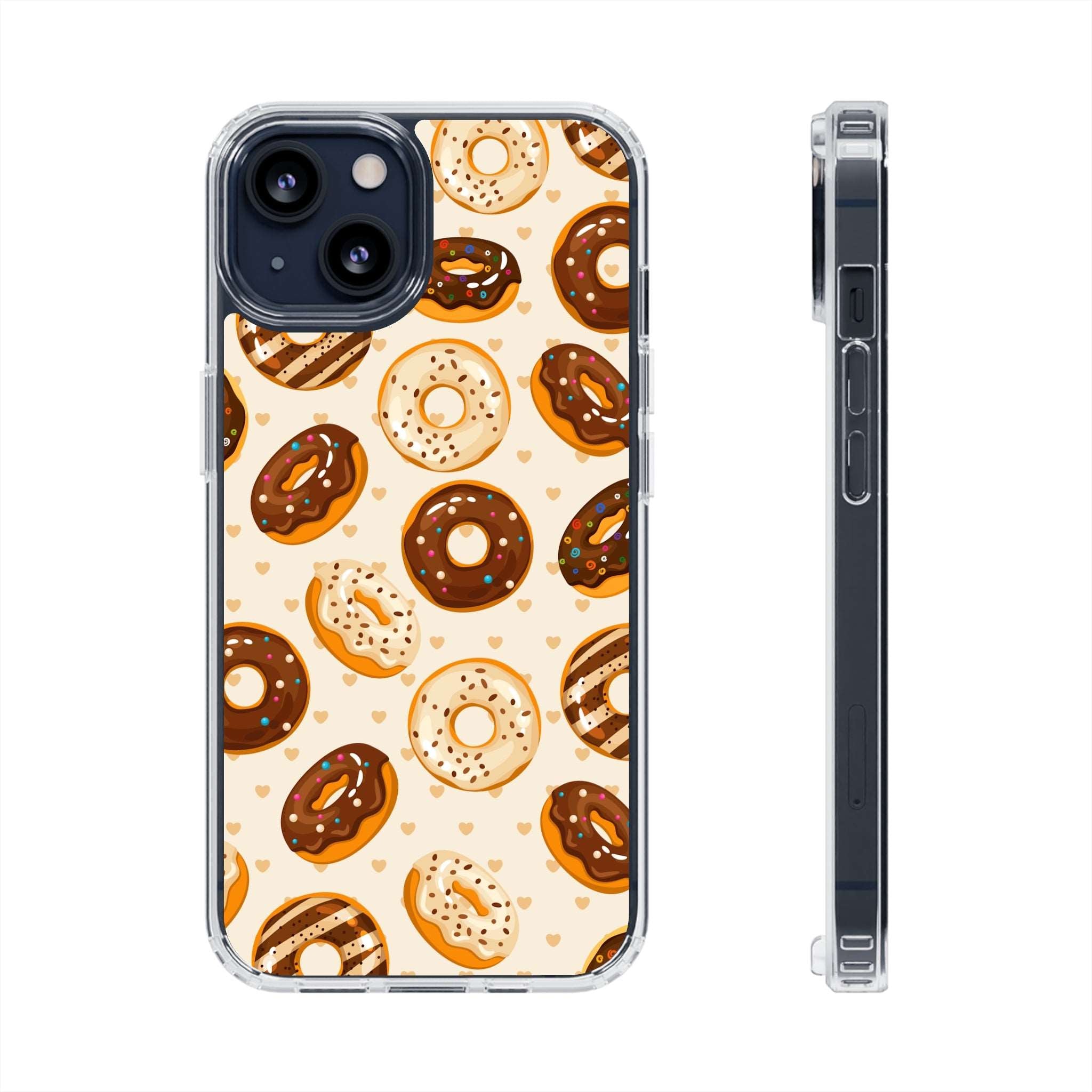 Chocolate Donuts - iPhone Clear Cases iPhone 13 Without gift packaging - phone cases