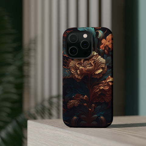 Dark floral - MagSafe Cases - phone cases