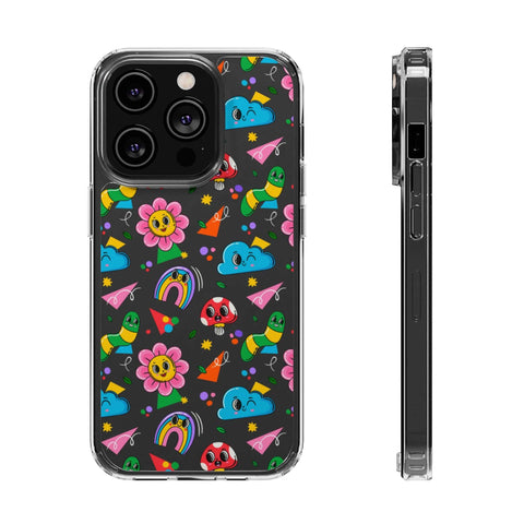 Colorful Characters - iPhone Clear Cases iPhone 14 Pro Without gift packaging - phone cases