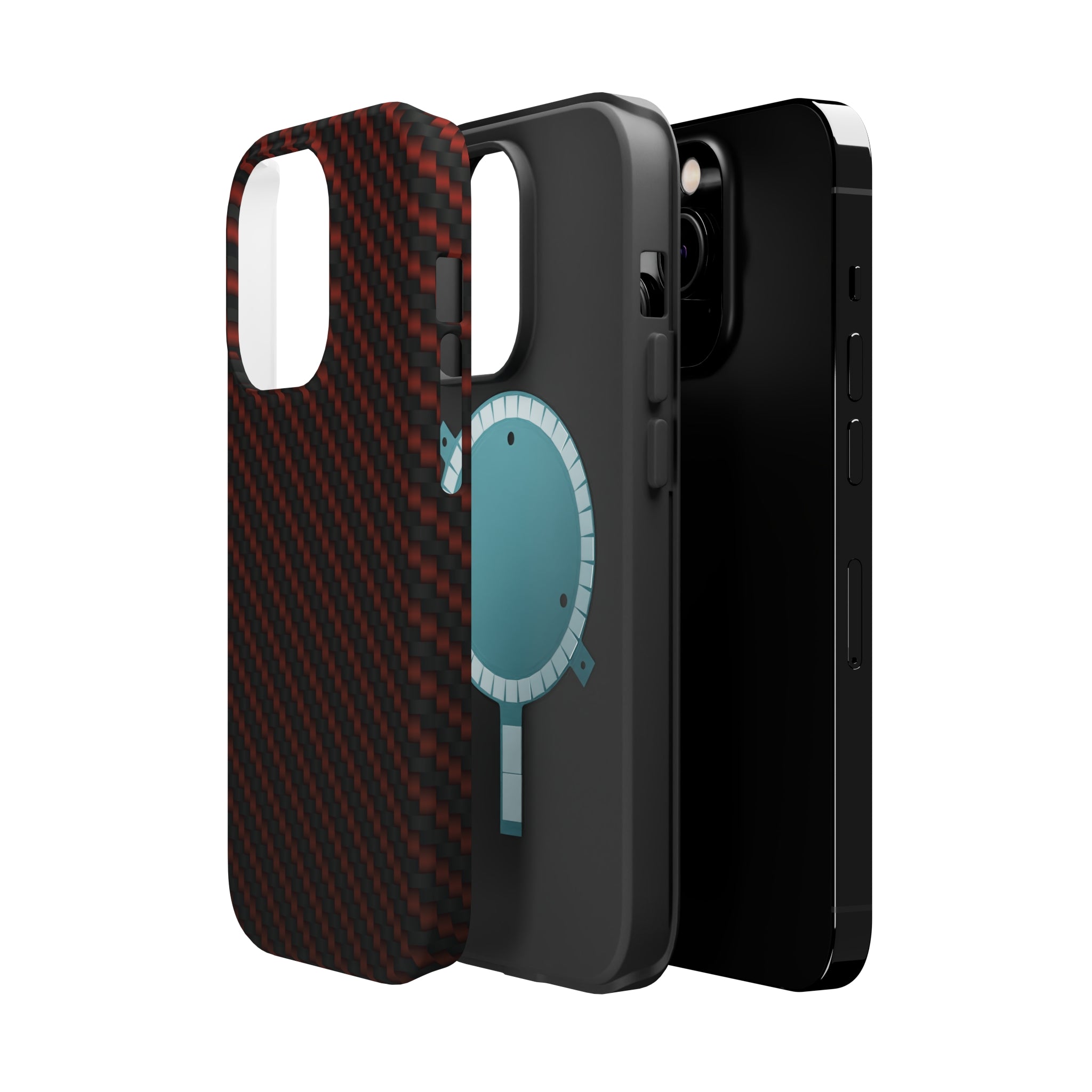 Red carbon fiber - MagSafe Cases - phone cases