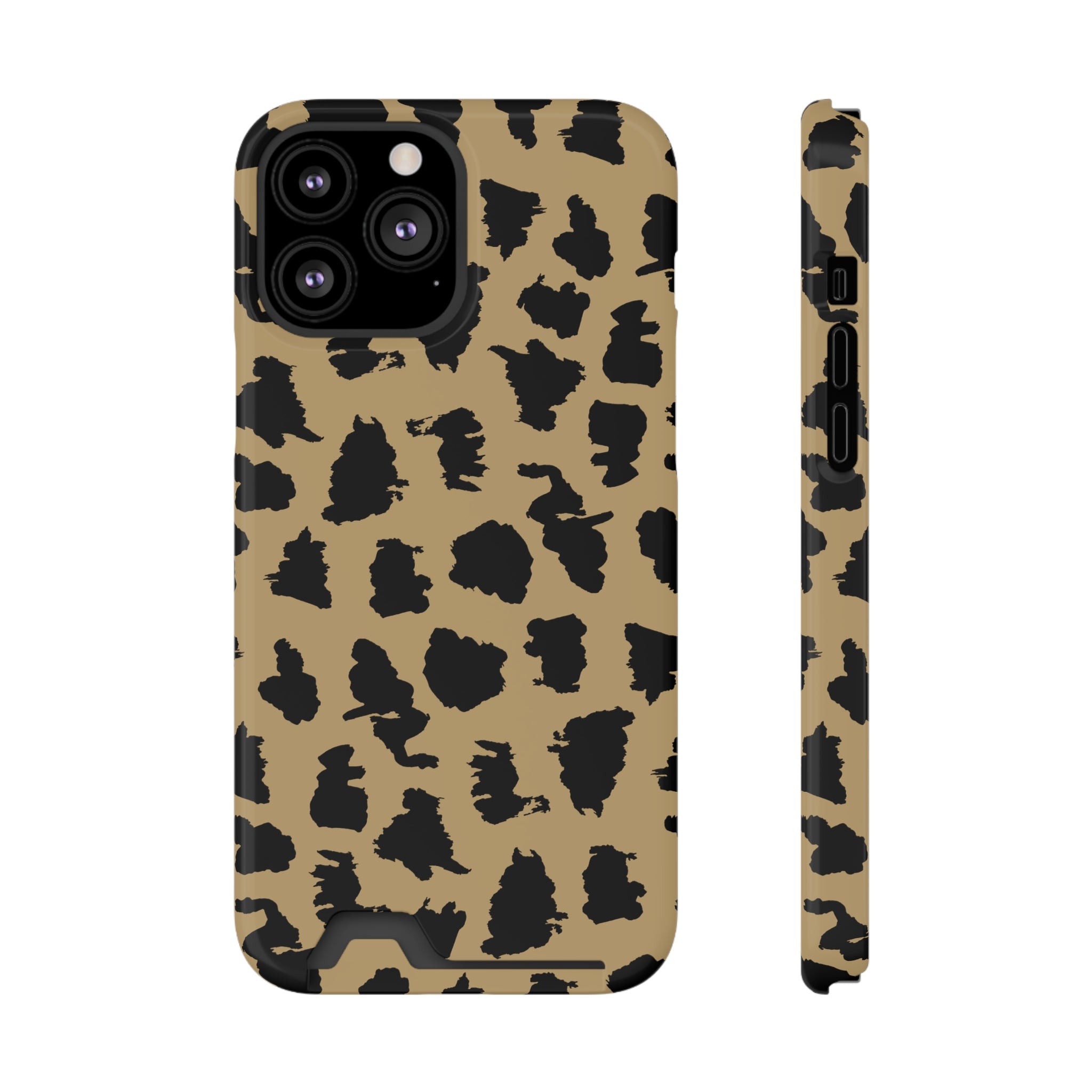 Leopard - Card Holder Cases iPhone 13 Pro Max Glossy With gift packaging - phone cases