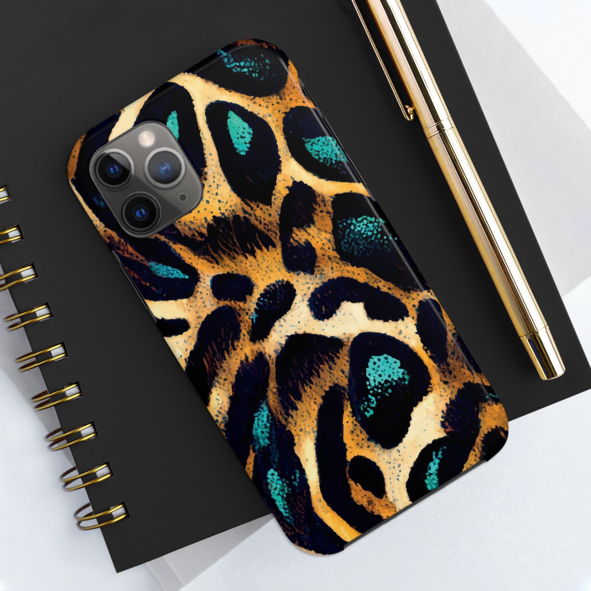 Dark Leopard - iPhone Tough Cases - phone cases