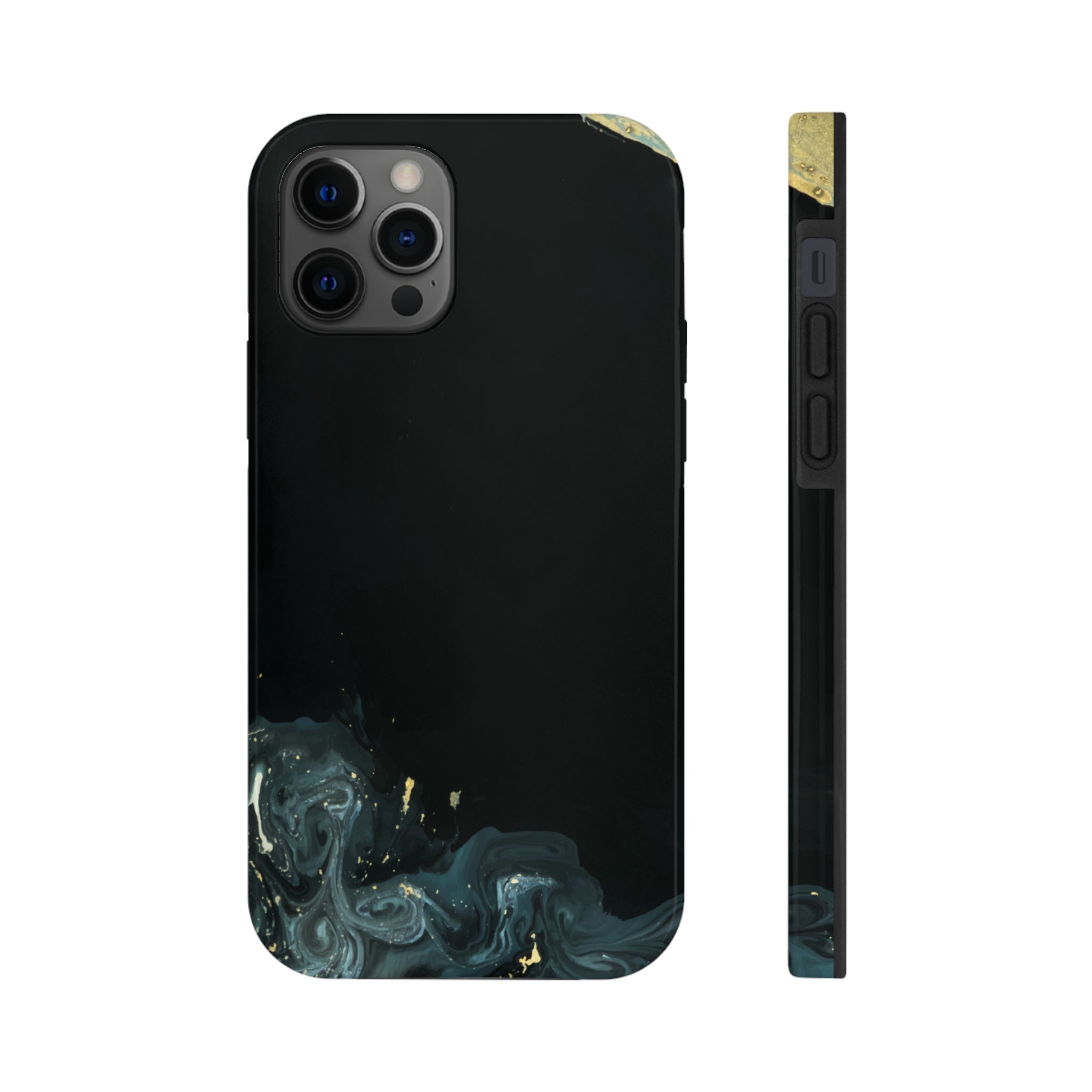 Golden liquid oil - iPhone Tough Cases iPhone 12 Pro - phone cases