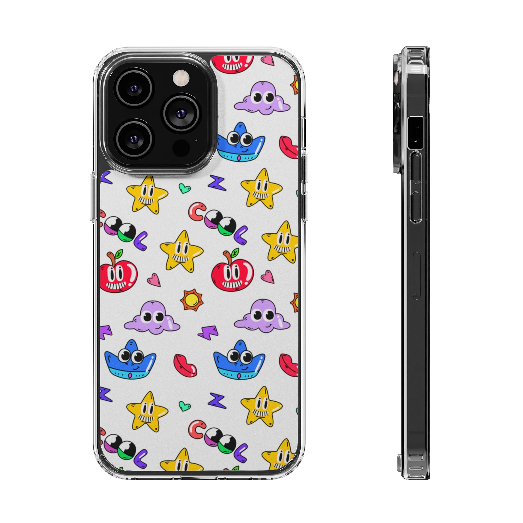 Mix Cartoon - iPhone Clear Cases iPhone 14 Pro Max Without gift packaging - phone cases