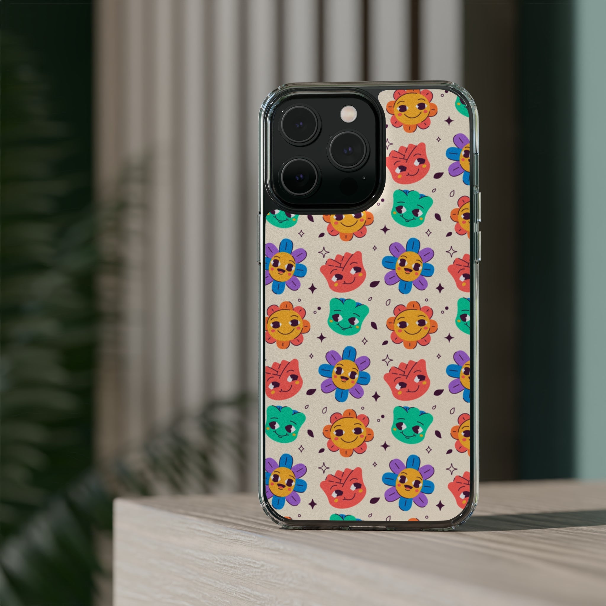 Face Floral - iPhone Clear Cases - phone cases