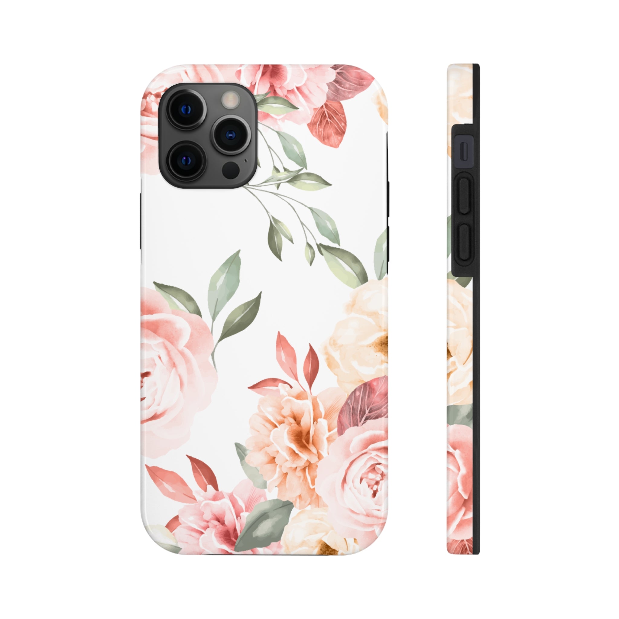 Vintage Floral - iPhone Tough Cases iPhone 12 Pro - phone cases