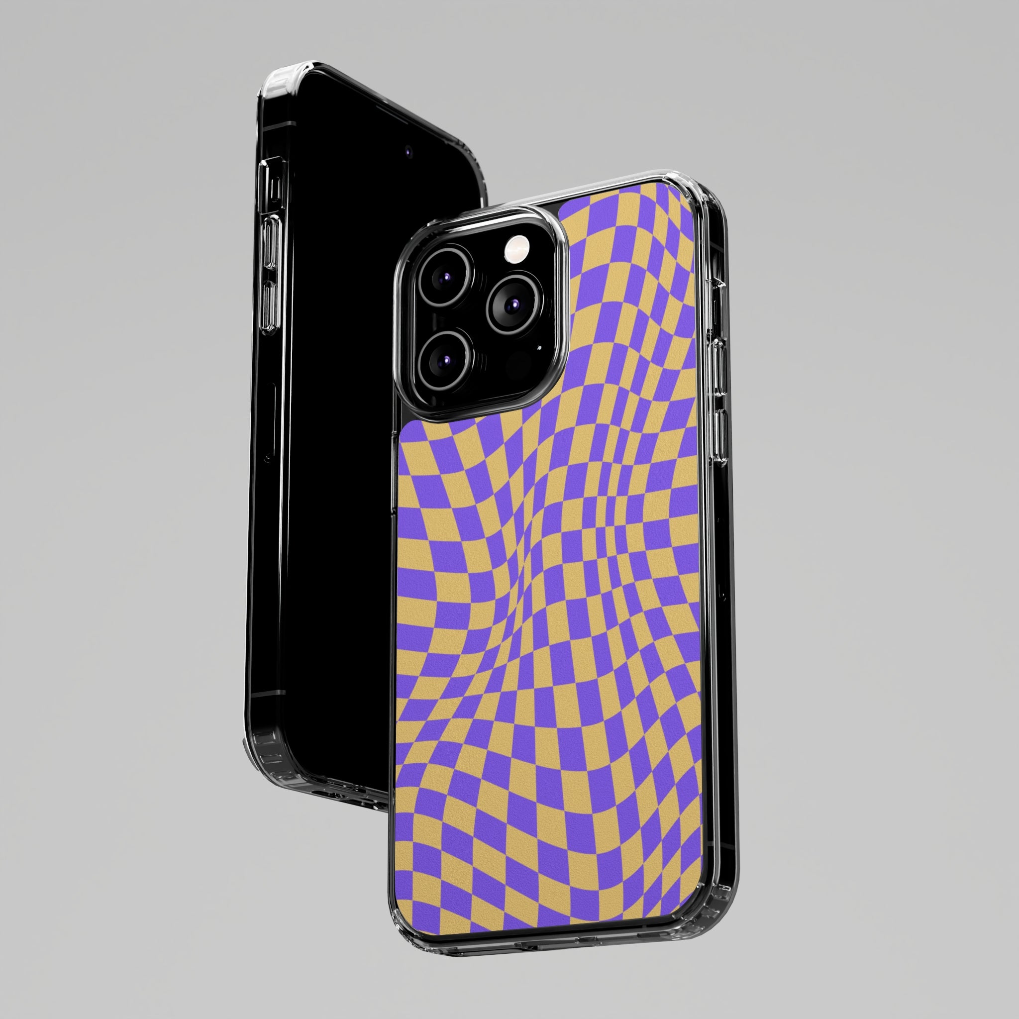 checkerboard - iPhone Clear Cases - phone cases