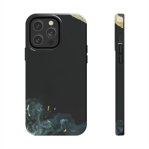 Golden liquid oil - iPhone Tough Cases iPhone 14 Pro Max - phone cases