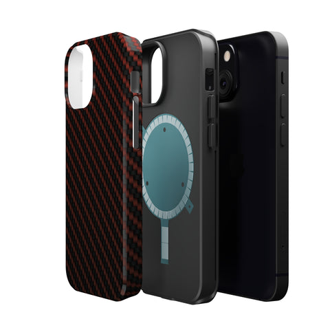 Red carbon fiber - MagSafe Cases - phone cases