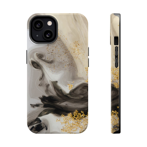 Gold Glitter - MagSafe Cases iPhone 13 Glossy - phone cases