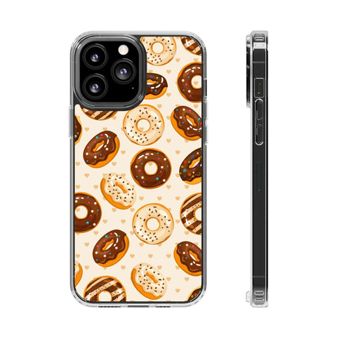 Chocolate Donuts - iPhone Clear Cases iPhone 13 Pro Max Without gift packaging - phone cases