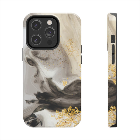 Gold Glitter - iPhone Tough Cases iPhone 14 Pro - phone cases