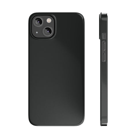 Coal Black - iPhone Slim Cases iPhone 14 - phone cases