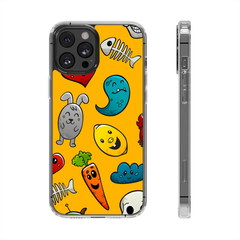 Fun Characters - iPhone Clear Cases iPhone 12 Pro Max Without gift packaging - phone cases