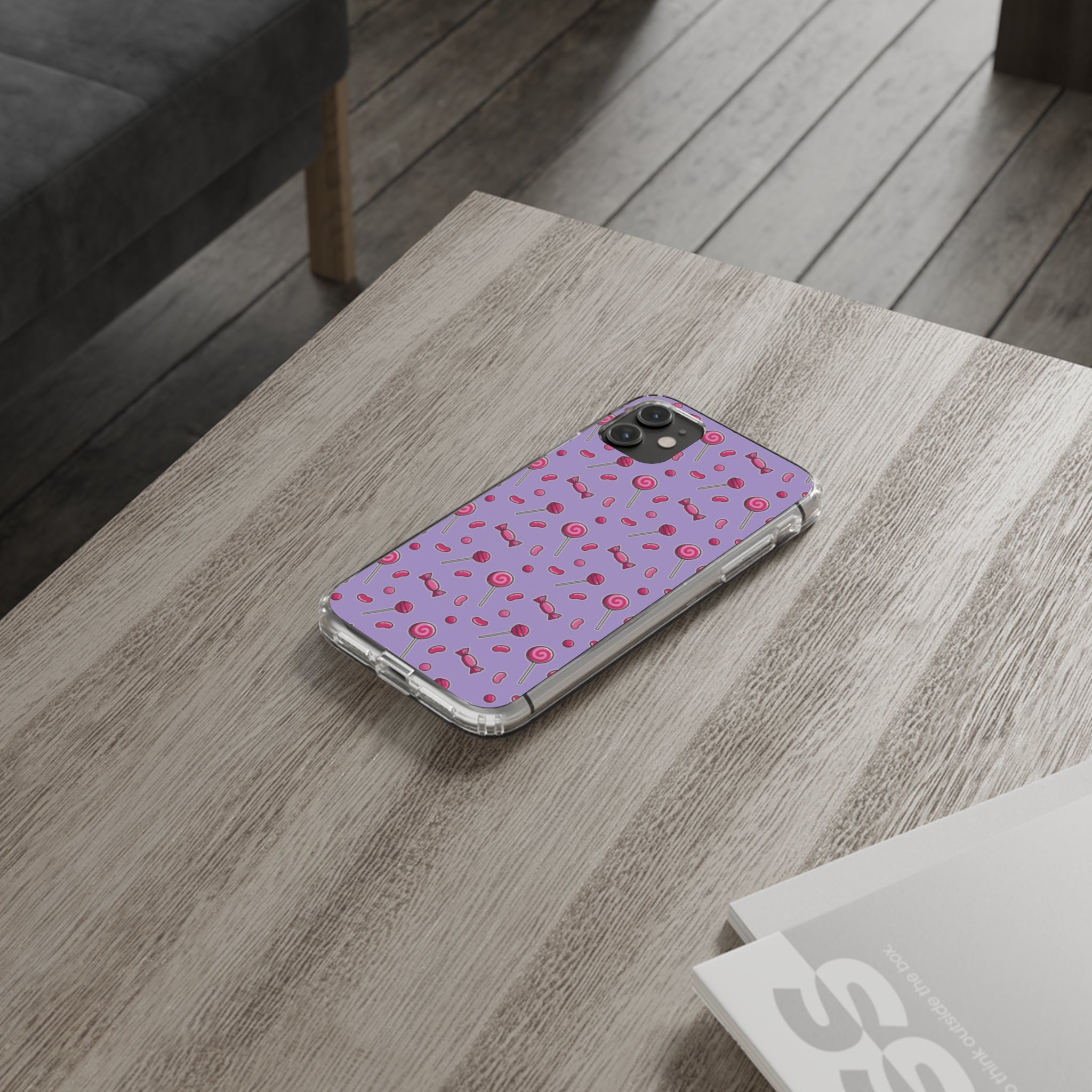 Purple Candy - iPhone Clear Cases - phone cases