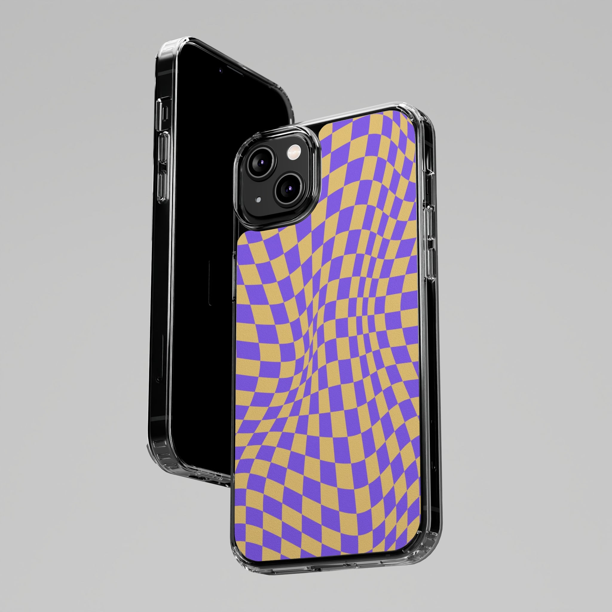 checkerboard - iPhone Clear Cases - phone cases